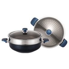 HAPPYCALL Classic Diamond 鑽石塗層蒸煮鍋 Set, 28cm, 1組