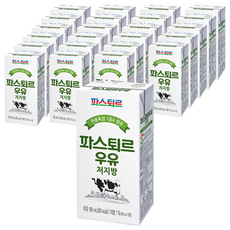 Pasteur 專用牧場 1級A低脂牛奶, 190ml, 24入