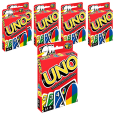 UNO 遊戲卡，策略和速度挑戰, 6盒