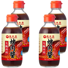 萬家香 醃烤肉醬, 精釀醬油為基底, 225g, 4瓶