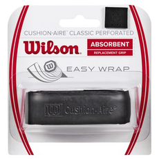 Wilson CUSHION AIRE PERFORATED 底層握把布, 吸汗, 易於纏繞, 100g, 黑色, 1個