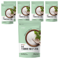 gomgom 甜菊糖醇, 散發甜味的赤藓醇甜菊糖, 400g, 6包
