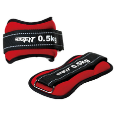 dyaco 岱宇國際 Comfort Fit 手腕/腳踝沙包 Set 2個 1公斤, 紅色, 500g