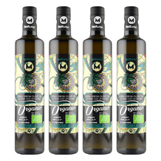 BIOES 囍瑞 瑪伊娜有機100%冷壓初榨特級橄欖油，西班牙原裝進口, 500ml, 4瓶