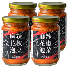禾口食堂 麻辣花椒泡菜, 260g, 4罐