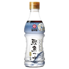 KIKKOMAN 龜甲萬 料亭和露柴魚, 日式風味醬油 鰹魚風味 擠壓瓶, 360ml, 1瓶
