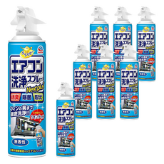 EARTH 地球製藥 免水洗消臭除菌冷氣清潔劑, 99.9%抑菌, 420ml, 8瓶