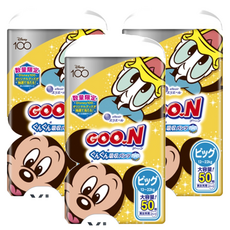 GOO.N 大王 境內版 拉拉褲 迪士尼限定版, XL, 150片