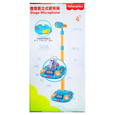 fisher-price 費雪 直立式麥克風 伴隨著閃爍燈光, 1入