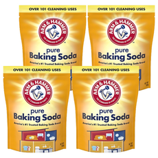 ARM&HAMMER 小蘇打粉，500克，超過101種清潔用途, 500g, 4包