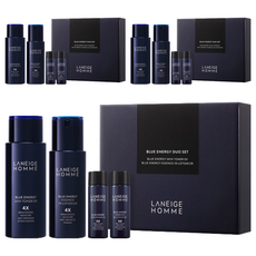 LANEIGE 蘭芝 男性勁能激活化妝水+乳液2件組, 4X亮白保濕抗皺緊緻, 3組