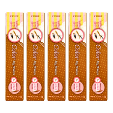 ETUDE 眉飛色舞染眉膏 4.5g, 02 Light Brown, 5支