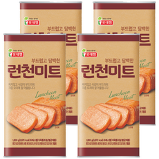LOTTE 樂天 Luncheon Meat 午餐肉罐頭, 1.8kg, 4罐