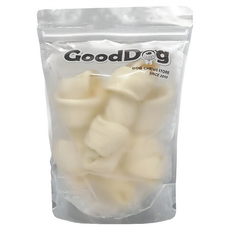 GoodDog 古德狗 磨磨牛系列 牛皮骨, 手工製成, 高蛋白質, 低熱量, 原味, 155g, 1包