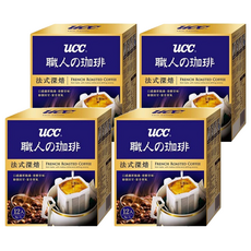 ucc 職人的珈琲 法式深焙濾掛式咖啡, 8g, 12包, 4盒