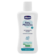 Chicco 寶貝嬰兒植萃私密清潔露, 96% 天然成分, 200ml, 1瓶