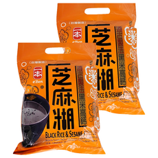 e.Ben 一本 黑米高鈣芝麻糊 30g x 10包, 台灣製造, 黑米高鈣, 2袋