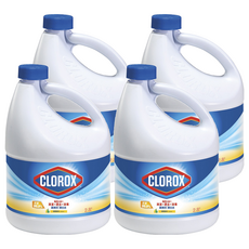CLOROX 高樂氏 漂白水 檸檬香, 2.8L, 4瓶