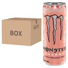 MONSTER ENERGY 魔爪 超越蜜桃閃耀碳酸能量飲料，零糖低卡，355ml*24罐, 48罐