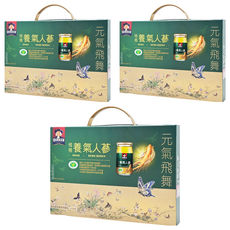QUAKER 桂格 養氣人蔘禮盒, 480ml, 3盒
