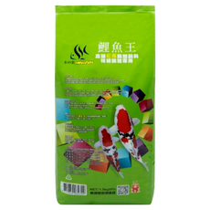 AQUAFUN 水之樂 鯉魚王藍藻錦鯉魚飼料, 特級錦鯉專用, 1.5kg, 1包