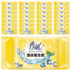 春風 濕拭衛生紙, 40張, 36包