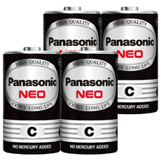 Panasonic 錳乾電池 2號, 2顆, 2組