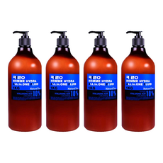 KIROCOS NATURAL SOO 男士保溼全效修護精華液 1KG，含玻尿酸, 4瓶