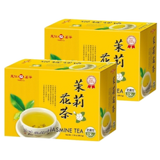 天仁茗茶 茉莉花茶, 防潮包18入, 2.8g, 18包, 2盒