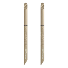 MAYBELLINE 媚比琳 36H極限持久激細抗暈眼線液, 極細筆尖 輕鬆描繪, 持久防水, 柔滑質地, 冷萃裸棕, 2支