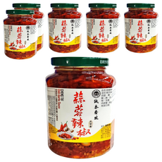 誠泰 蒜蓉辣椒, 360g, 鮮切辣椒與蒜頭切塊完美結合, 6罐