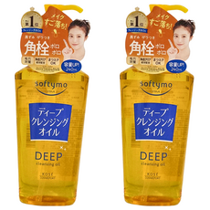 KOSE 高絲 softymo 絲芙蒂 深層潔顏卸粧油, 容量240mL, 240ml, 2罐