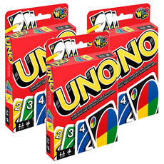 UNO 遊戲卡，策略和速度挑戰, 3盒