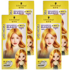 Schwarzkopf 施華寇 FRESHLIGHT 漂色染髮劑, MEGA MEGA 漂亮金, 4盒