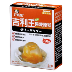 FAIRSEN 惠昇食品 好媽媽 吉利王果凍原粉, 膠體透明度更佳, 膠體倍數更多, 膠體耐酸度更好, 手作果凍奶酪高級原料, 200g, 1盒