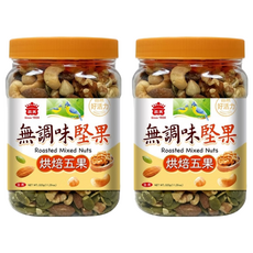 義美 無調味堅果 烘焙五果, 320g, 2罐