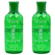 THRONE 斯儂恩 冰敷蘆薈凍, 調理曬後肌膚 緊緻毛孔 250g, 2瓶