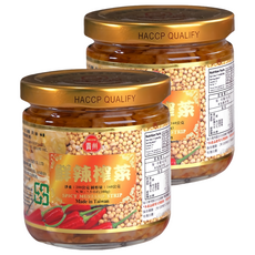 合記貴州 鮮辣榨菜 200公克，台灣製造，HACCP認證, 200g, 2罐