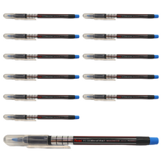 Pentel 飛龍文具 S512 水性螢光筆，斜頭，螢光墨水，12支/盒, 天藍色