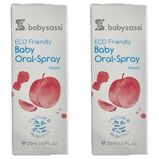 誰是寶貝 babysassi 兒童口腔噴護劑加鈣益生菌 (水蜜桃口味), 20ml, 2條