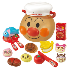 ANPANMAN 麵包超人 玩具桶 扮家家酒玩具組, 配件豐富，細節精緻，互動性佳, 1組