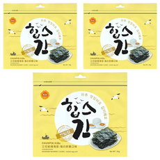 chun pin 雋品 HiBs 三切岩燒海苔 塩の卵黃口味, 30g, 3包