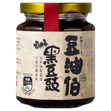 豆油伯 黑豆豉, 古早味客家美味，280g, 1罐