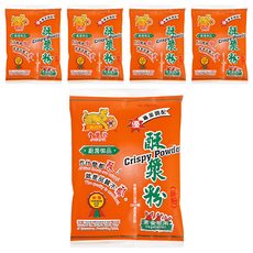 金錢豹 酥漿粉, 專業調配, 酥脆粉, 素食可用, 500g, 5包