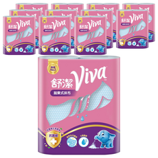 Kleenex 舒潔 Viva 拋棄式抹布 45張, 2捲, 12袋