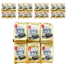 廣川海苔 韓國產 全羅道海苔 3.5克*12包, 42g, 5袋