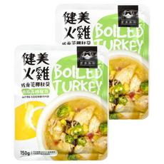 DOG CAT STAR 汪喵星球 主食系列 狗餐包 健美火雞佐青花椰秋葵 鮮肉x四色蔬果 開封即食, 150g, 2包