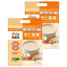 ViVa 萬歲牌 元氣什穀堅果飲 杏仁堅果 原果研磨 顆粒口感, 28g, 10包, 2袋