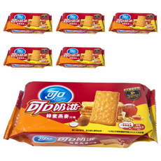 可口 蜂蜜燕麥 餅乾 一條裝, 100g, 6包
