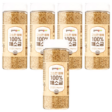 gomgom 熟白芝麻粒 100g 罐裝, 5罐